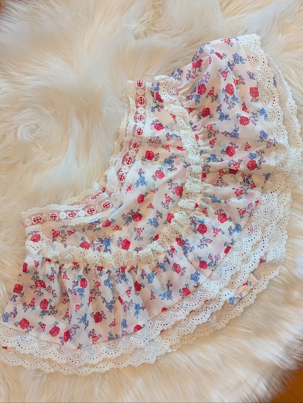 For Love And Lemons Ditsy Day Skirt XS Nwt